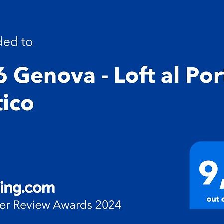616 Genova - Loft Al Porto Antico Lägenhet Exteriör bild