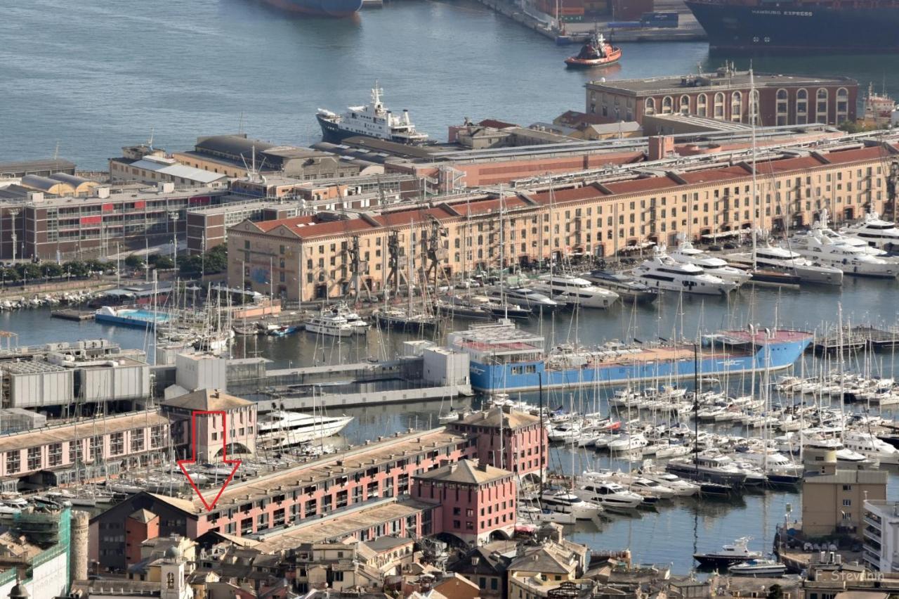 616 Genova - Loft Al Porto Antico Lägenhet Exteriör bild