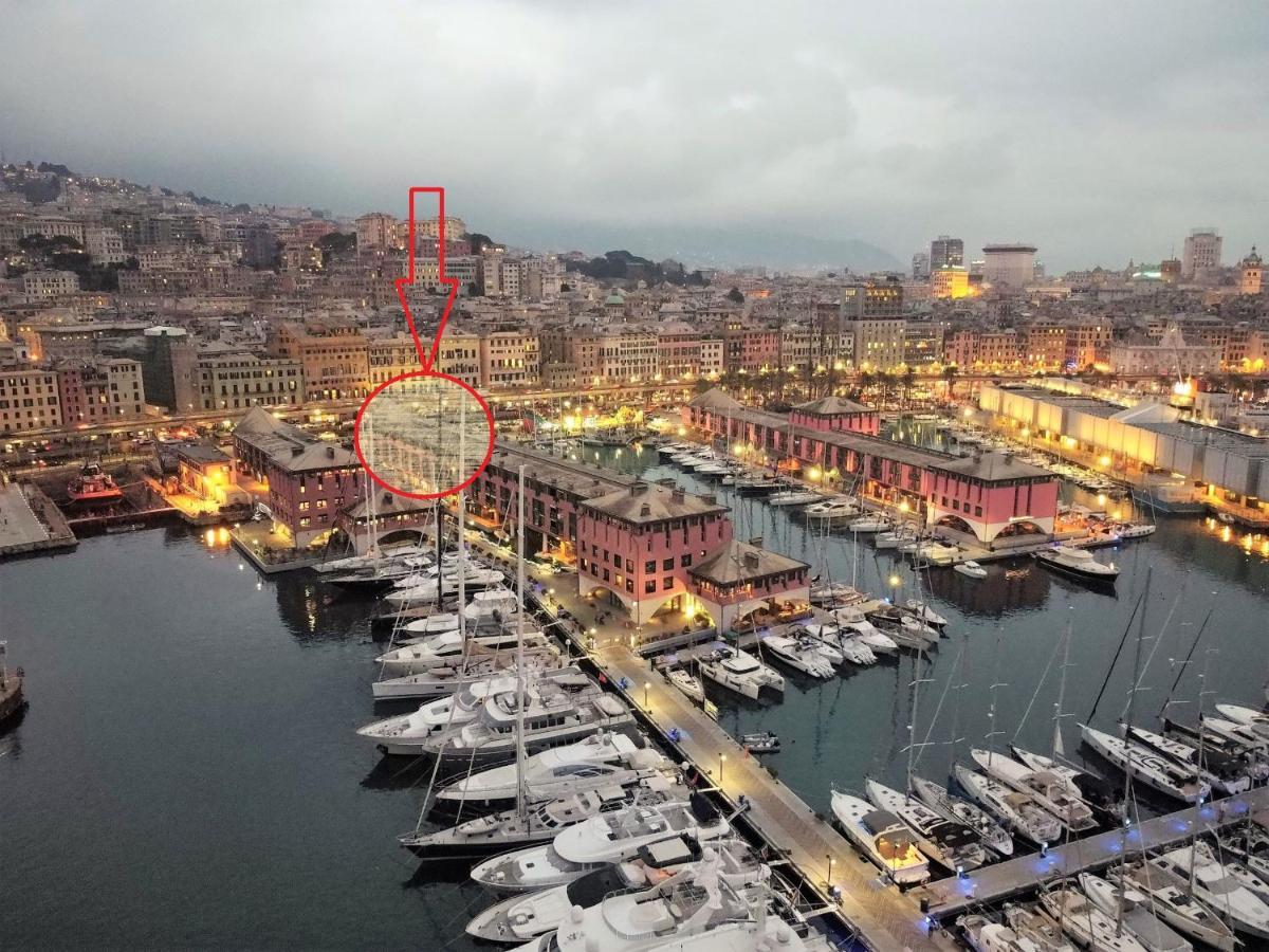616 Genova - Loft Al Porto Antico Lägenhet Exteriör bild